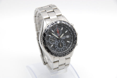 【 N MINT 】 Seiko Flightmaster 7T92-0CF0 Chronograph Quartz Watch from JAPAN